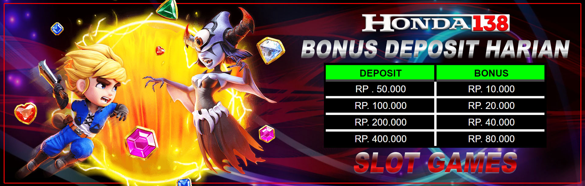 BONUS DEPOSIT HARIAN