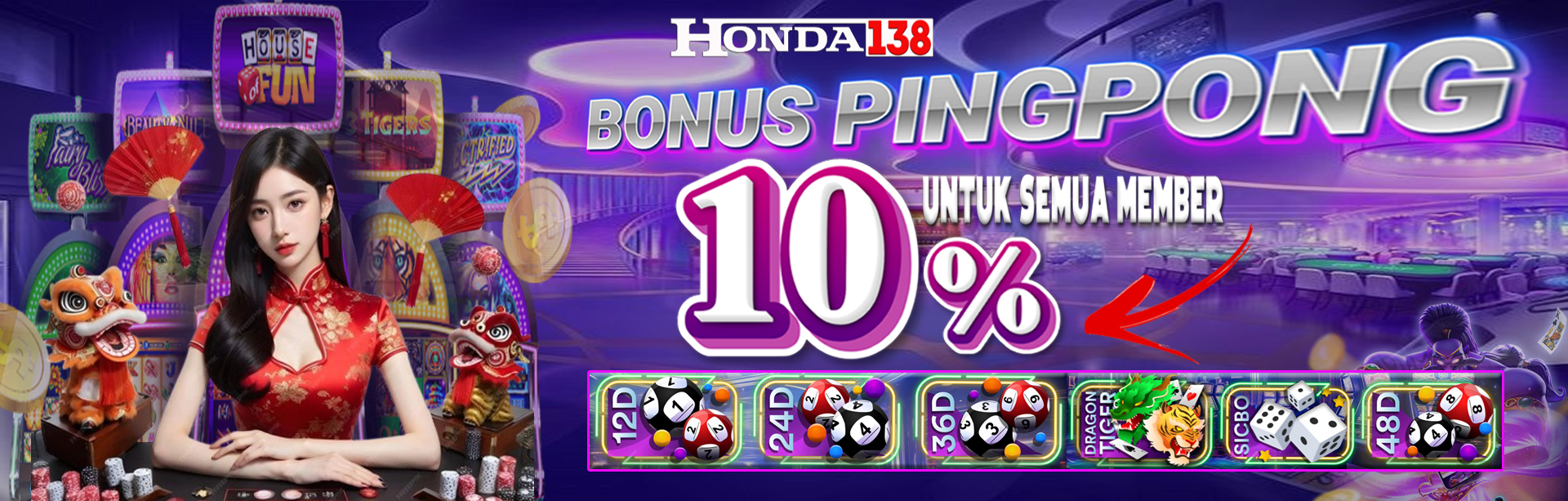 BONUS PINGPONG10%